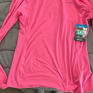Columbia Omni-Wick Pink Top
